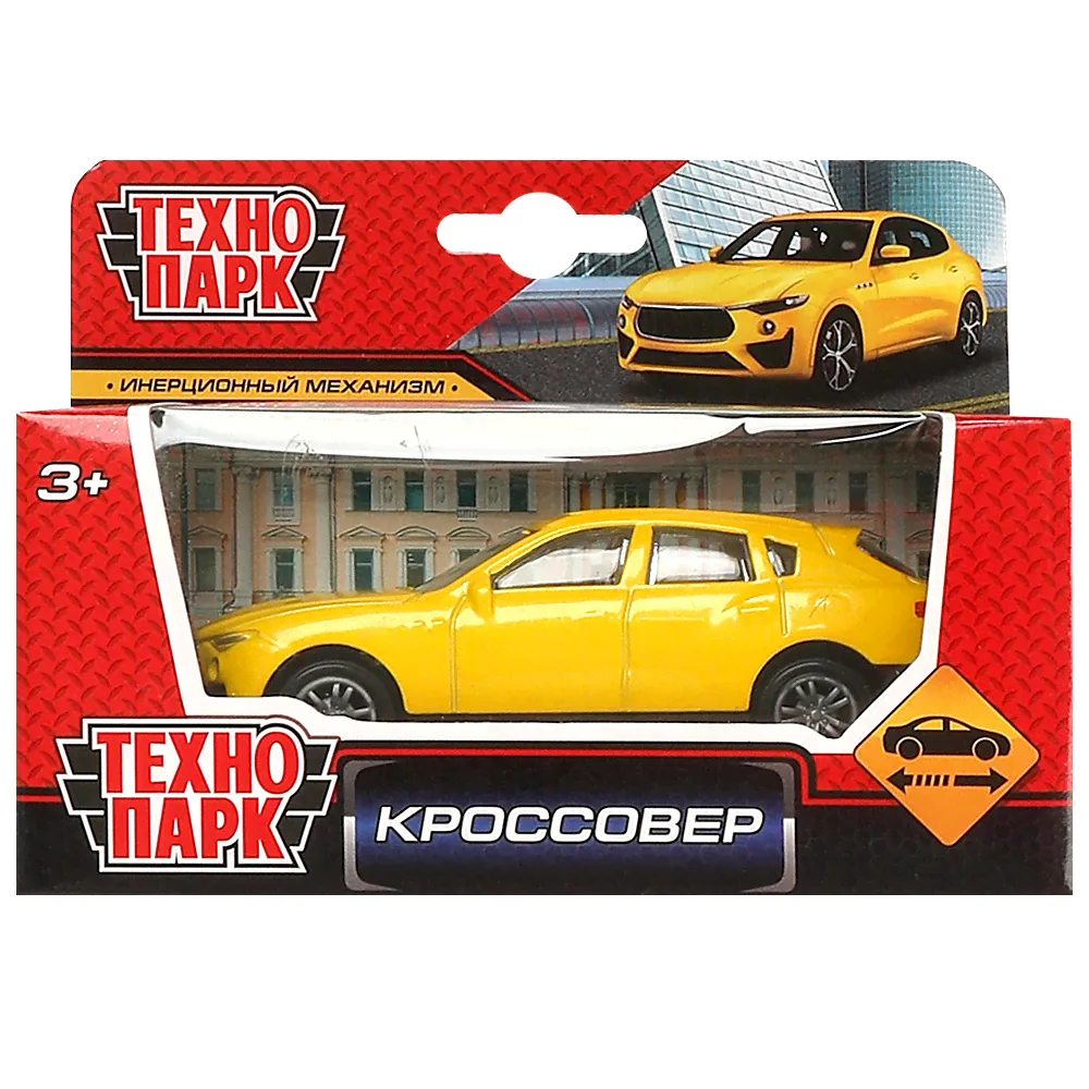 Машина металлическая кроссовер, 10 см. Технопарк 2107C048-R4