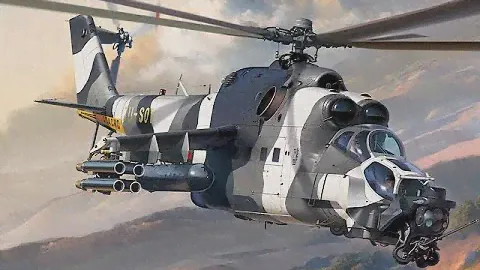 Боевой вертолет Ми-24 против 23-мм снаряда | Mi-24 & Mi-28 vs 23 mm