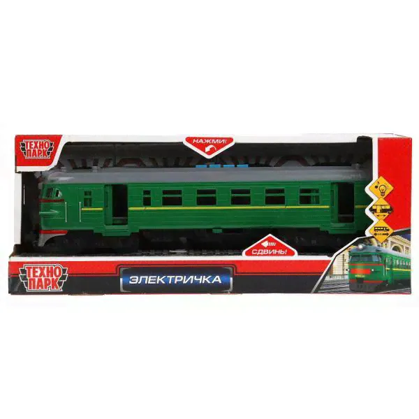 Электричка Технопарк 30 см - COMTRAIN-30PL-GNGY
