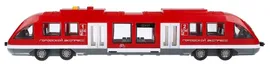 Трамвай ТЕХНОПАРК Городской экспресс (8033-1R) 45 см красный/серый