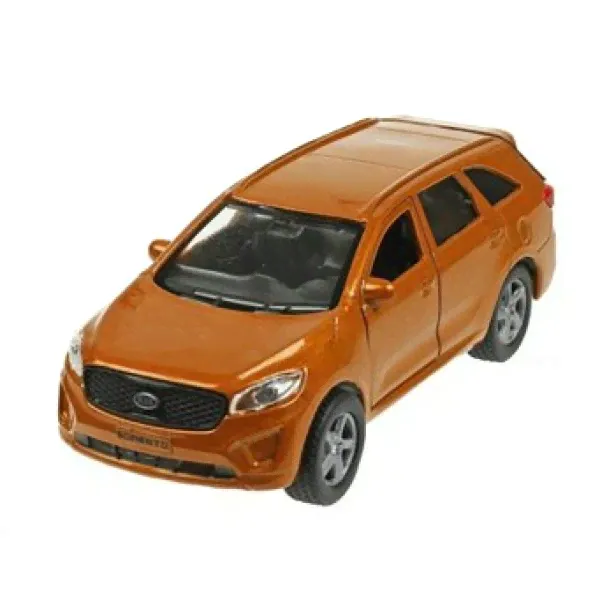 Технопарк Игрушка Машина. KIA sorento prime/12 см, металл, откр. двери, багажник, инерц., золотой, инерц SB-17-75-KS-BROWN Китай